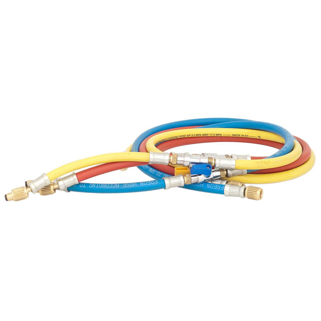 Charging Hose 1/4''-1/4'' (R422, R407, R134…) 45° 1500mm RNY