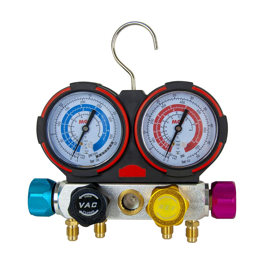 Gauge Manifold 4 Ways R600, R290, R32, R410A