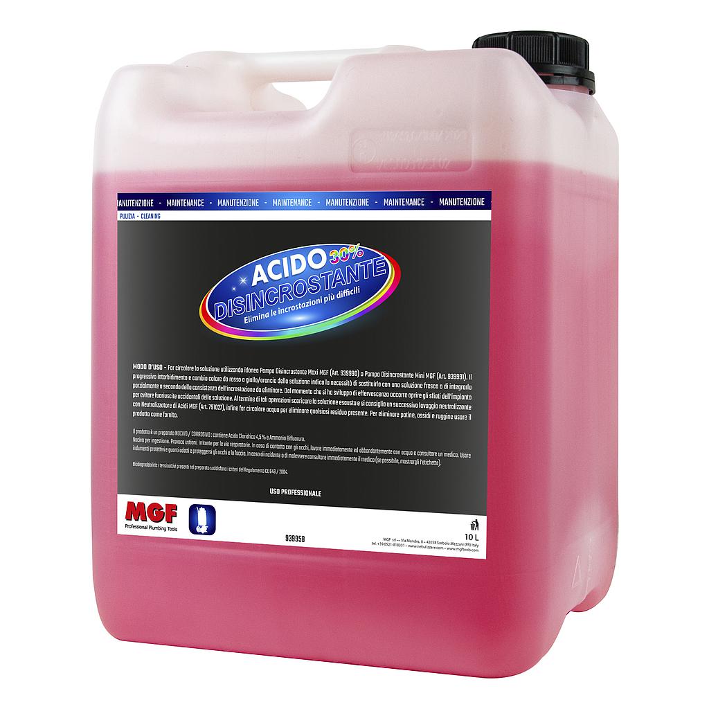Acido Disincrostante 30% - 10L