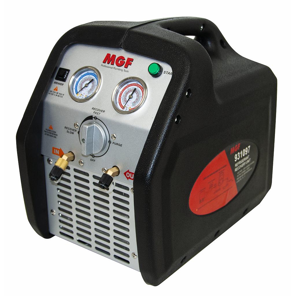 Refrigerant Recovery Unit w/oil separator 3/4HP