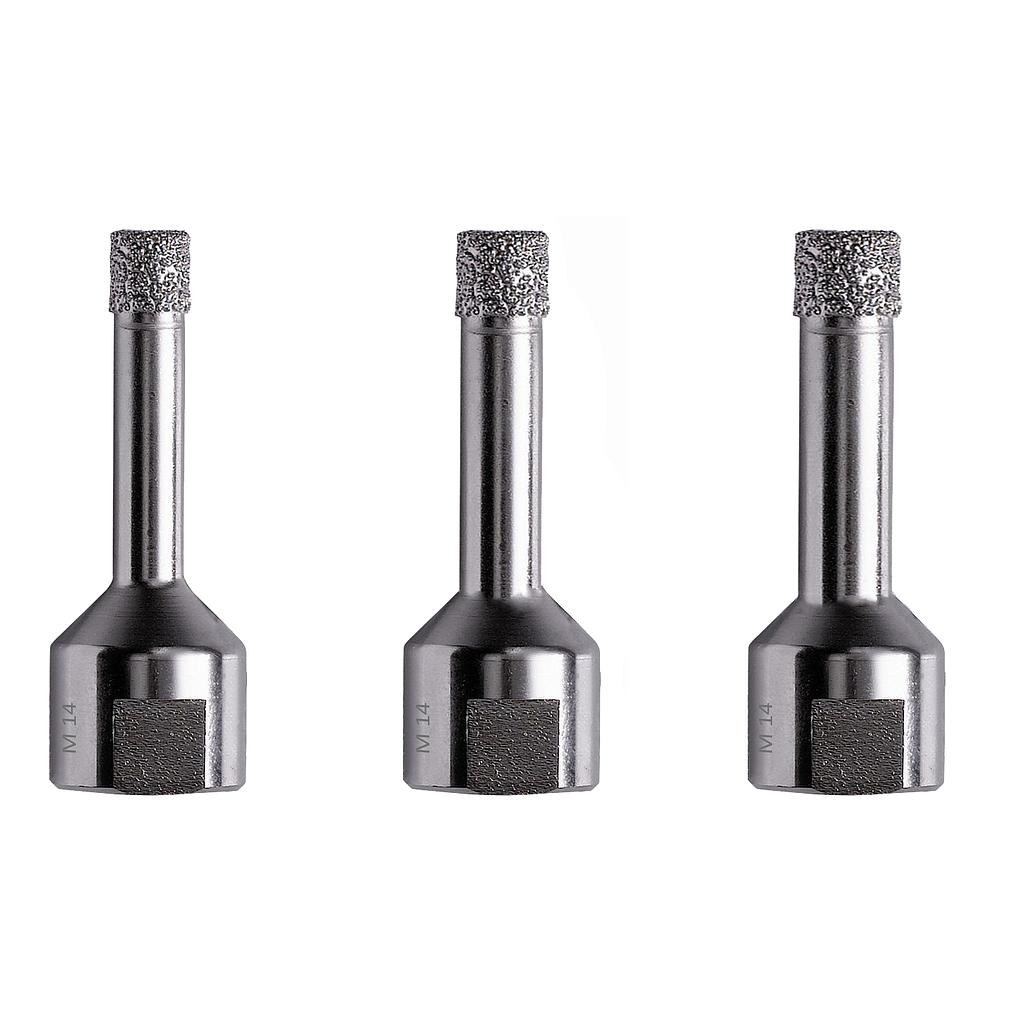 Kit Foretto Diamantato Gres M14 6/8/10mm