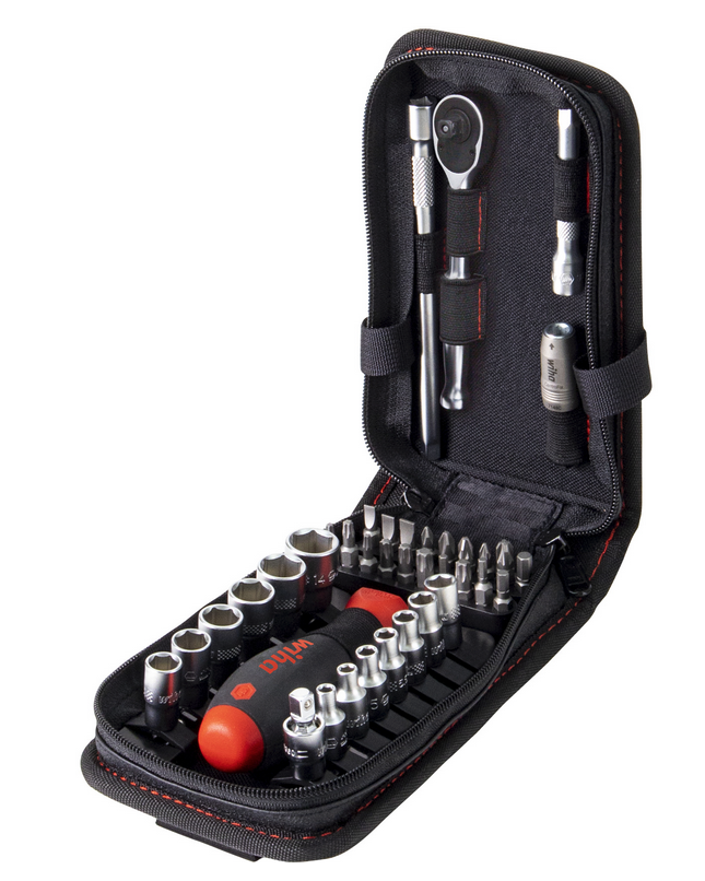 Set di chiavi a tubo e inserti 1/4"