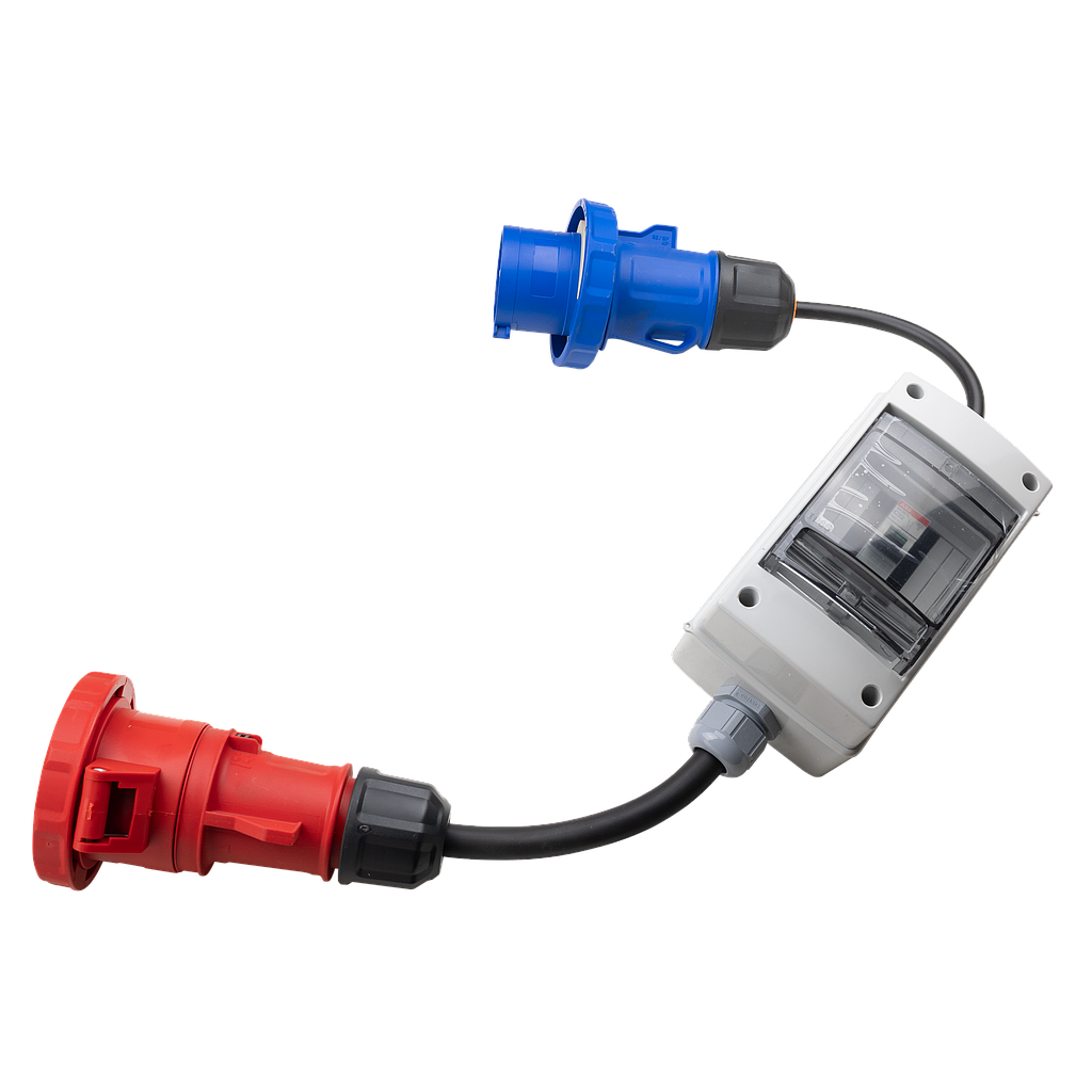 Adattatore 400V 32A - 230V 32A (cantiere) Vulcano Power 20kW