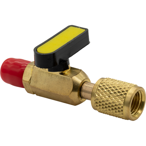 [934097] Valve w/Core Dep. 1/4'' M - 5/16'' F (Yellow)