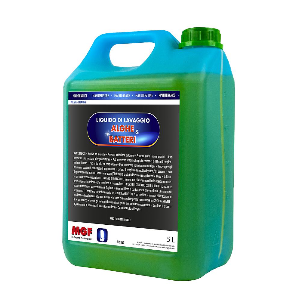 Liquido di Lavaggio ALGHE e BATTERI 5L